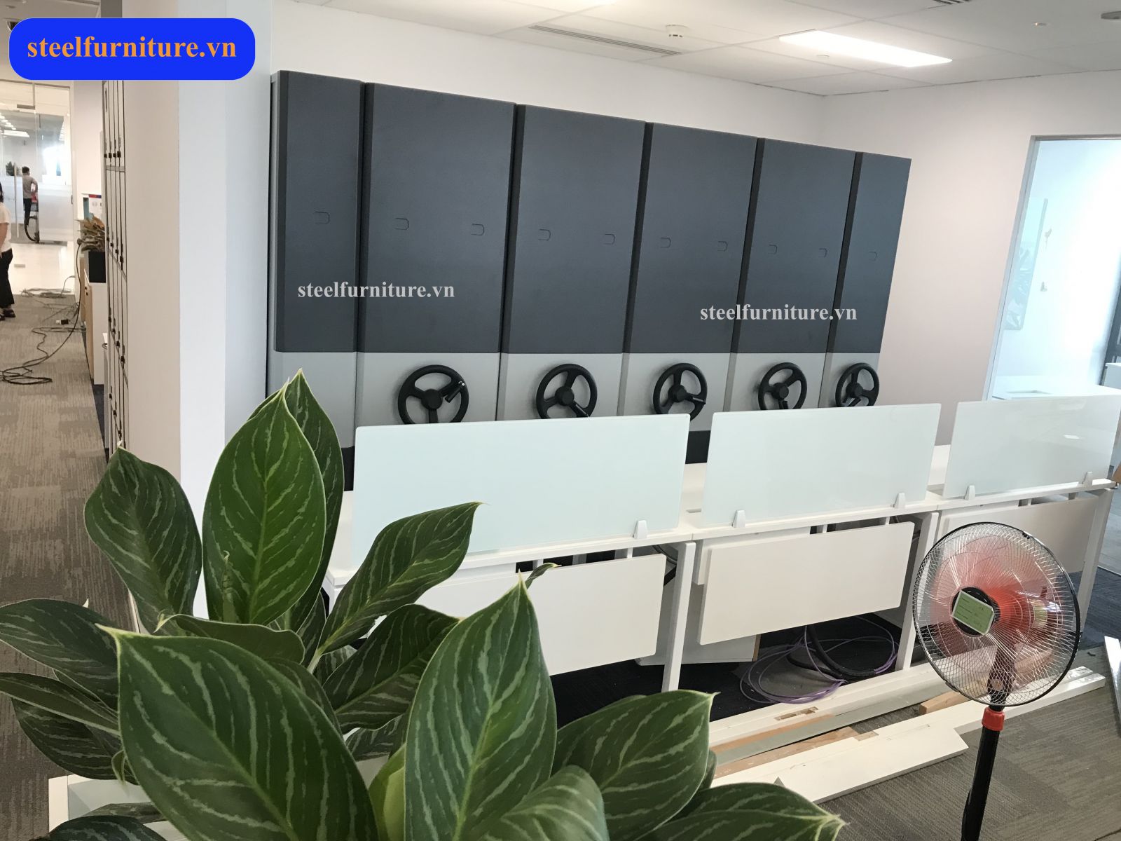 tủ hồ sơ di động lắp ráp hoàn thiện